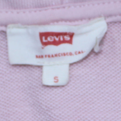 Levi's Womens Light Pink Pullover Hoodie Size S Relaxed Fit