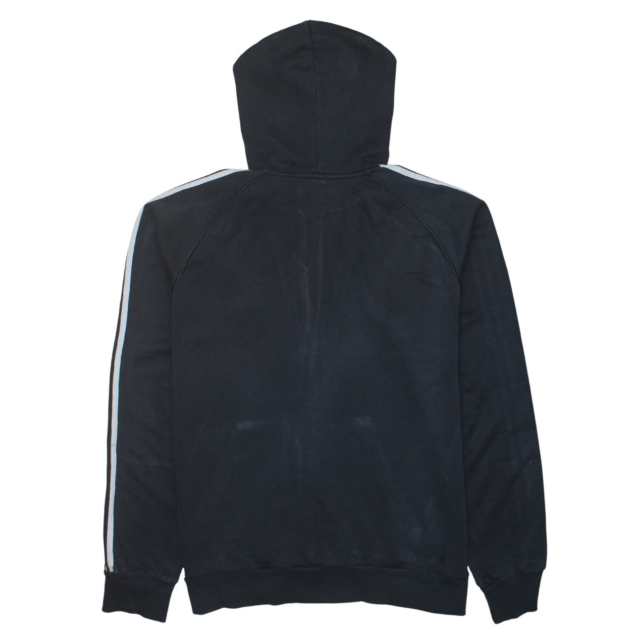 Adidas Men's Black Full Zip Hoodie L Sports Fleece Jacket