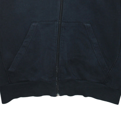 Adidas Men's Black Full Zip Hoodie L Sports Fleece Jacket