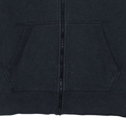 Nike Men's Black Full Zip Hoodie Size M Fleece Sweatshirt