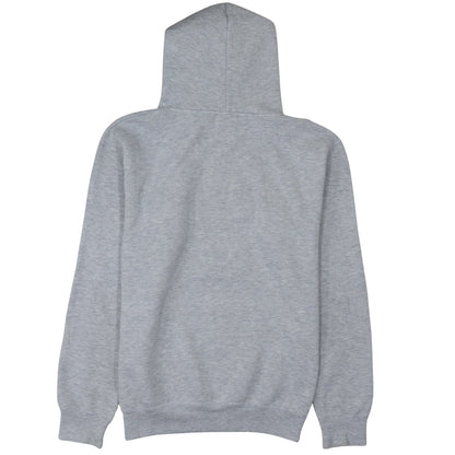 Russell Mens Grey Pullover Hoodie L Hooded Fleece Sportswear