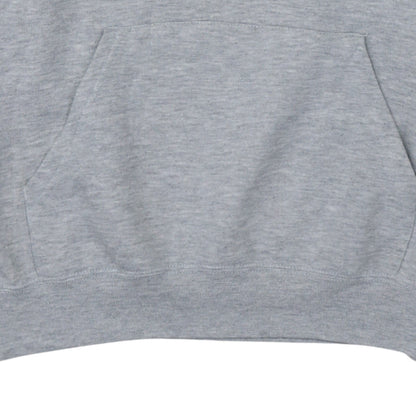 Russell Mens Grey Pullover Hoodie L Hooded Fleece Sportswear