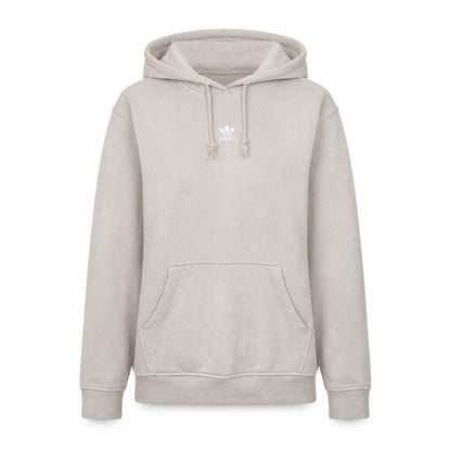 Adidas Womens Beige Hoodie Size 12 Pullover Hooded Sweatshirt