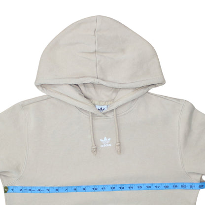 Adidas Womens Beige Hoodie Size 12 Pullover Hooded Sweatshirt