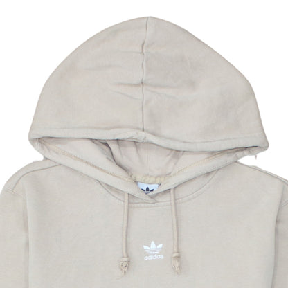 Adidas Womens Beige Hoodie Size 12 Pullover Hooded Sweatshirt