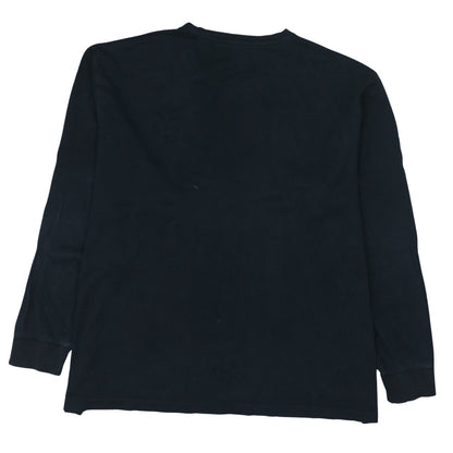 Ralph Lauren Men's Black Long Sleeve Cotton 2XL Crew Neck T-Shirt