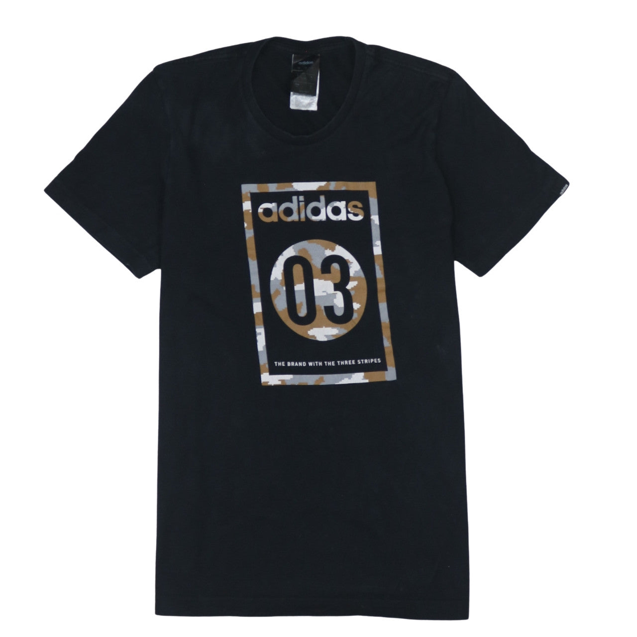 Adidas Men's Black 03 Graphic Sports T-Shirt Size S