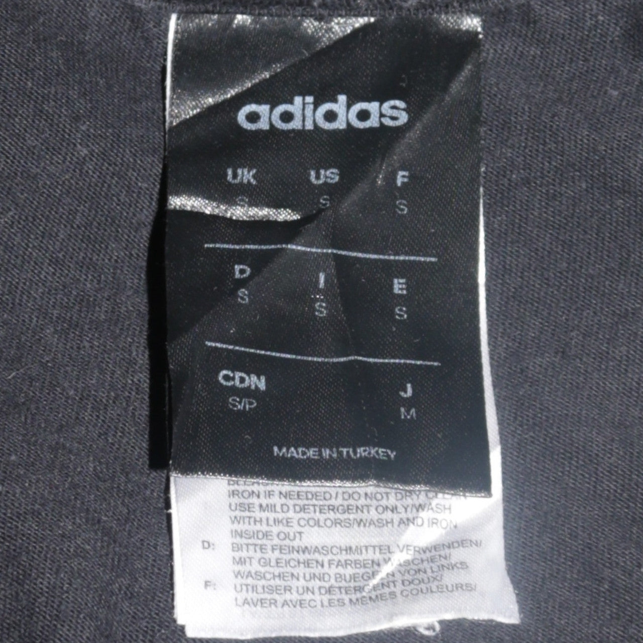 Adidas Men's Black 03 Graphic Sports T-Shirt Size S