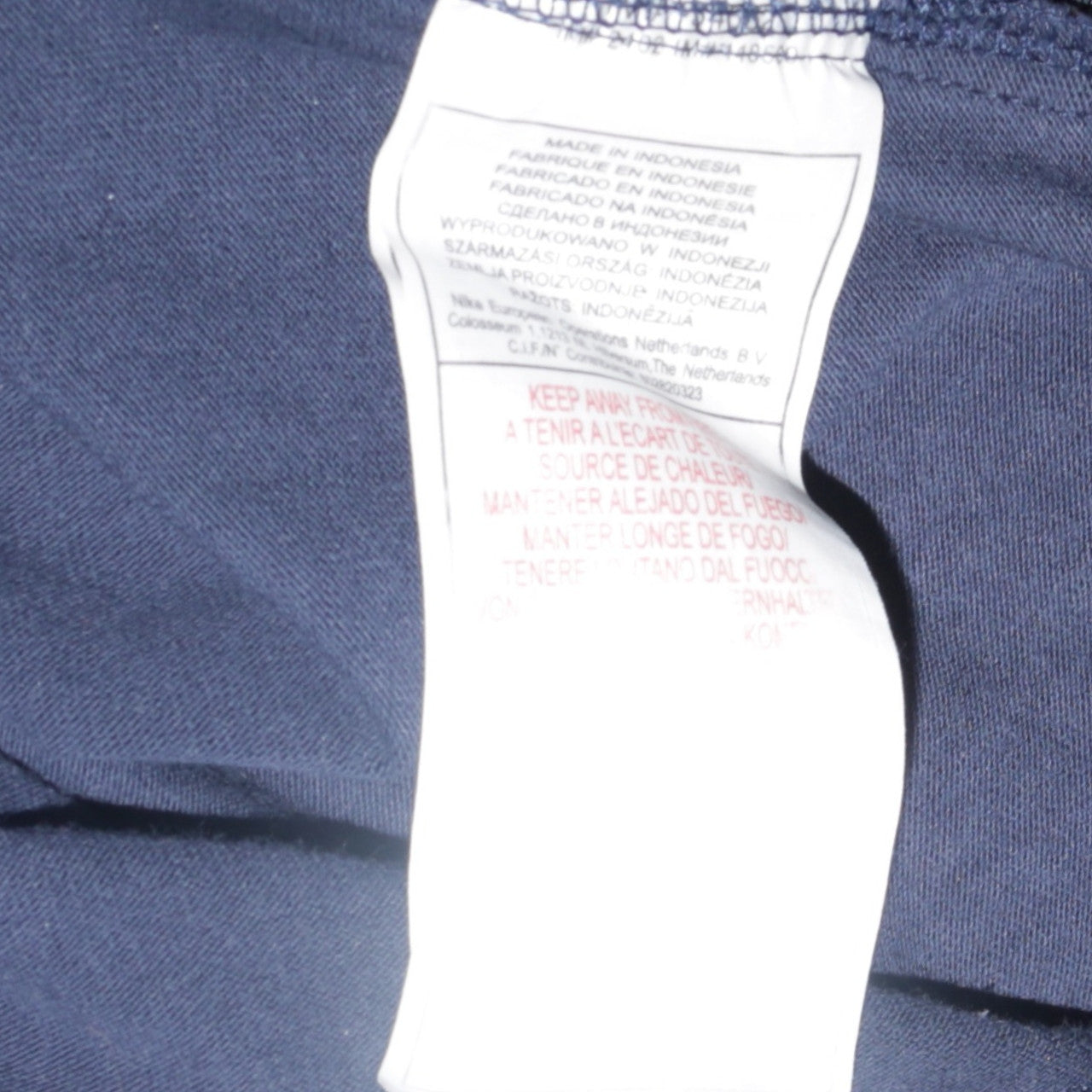 Nike Men's Blue V-Neck Short Sleeve Sports T-Shirt M
