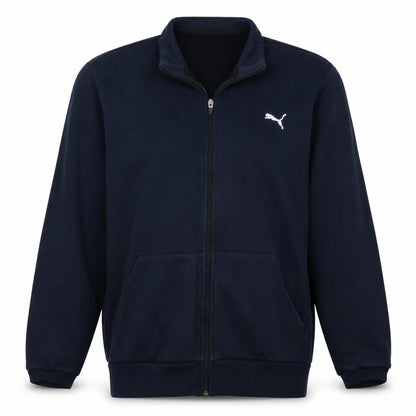 Puma Men’s Black Full Zip Fleece Sweatshirt 2XL Regular Fit