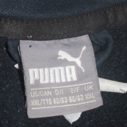 Puma Men’s Black Full Zip Fleece Sweatshirt 2XL Regular Fit