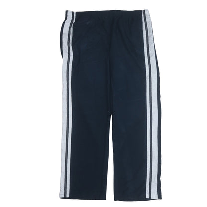 Nike Womens Navy Blue Sports Trousers M (8-10) Elastic Waist Stripe Joggers