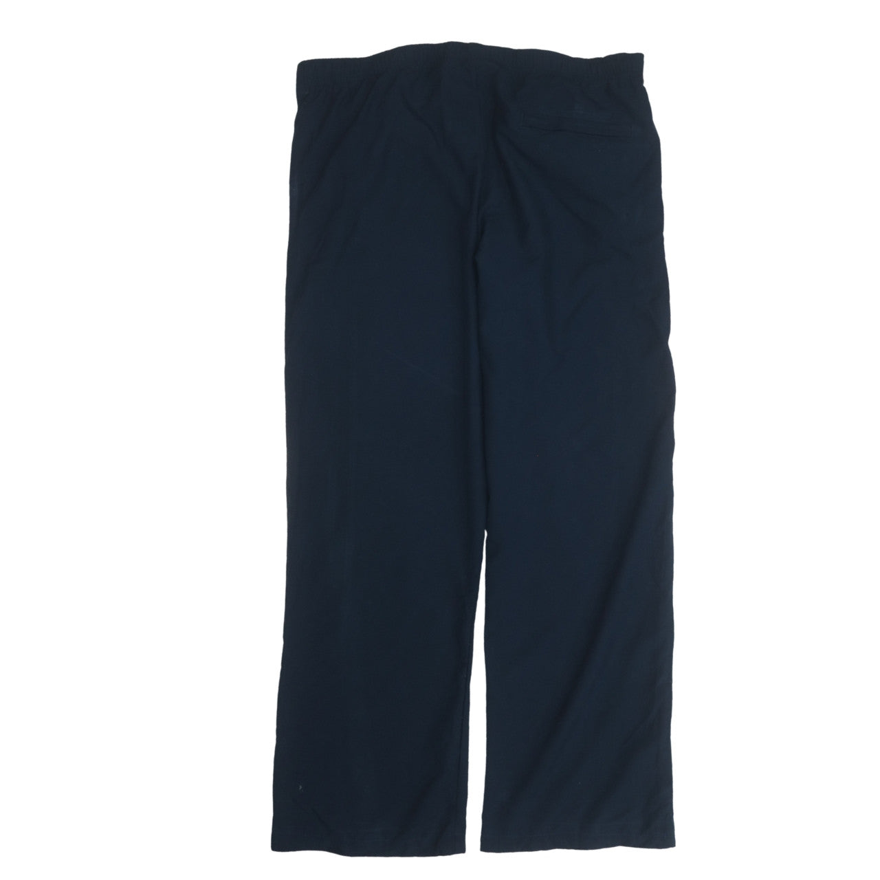 Nike Womens Navy Blue Sports Trousers M (8-10) Elastic Waist Stripe Joggers