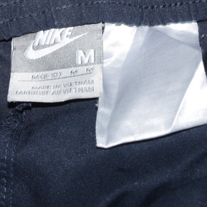 Nike Womens Navy Blue Sports Trousers M (8-10) Elastic Waist Stripe Joggers