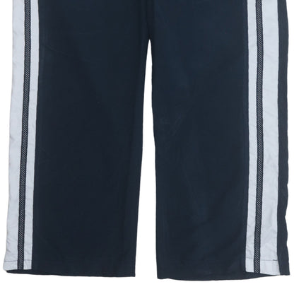 Nike Womens Navy Blue Sports Trousers M (8-10) Elastic Waist Stripe Joggers