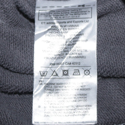 Adidas Men's Grey Joggers M Regular Fit Fleece Casual Sweatpants