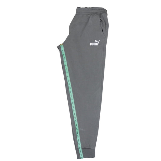 Puma Men’s Grey Jogger Sweatpants L Regular Fit Comfortable