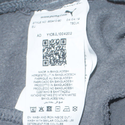 Puma Men’s Grey Jogger Sweatpants L Regular Fit Comfortable