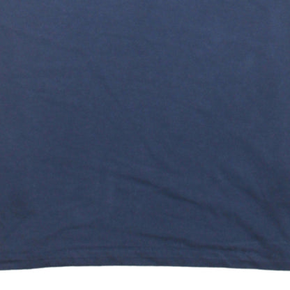 Nike Men's Navy Blue Dri-Fit Cotton Blend Sports T-Shirt Medium