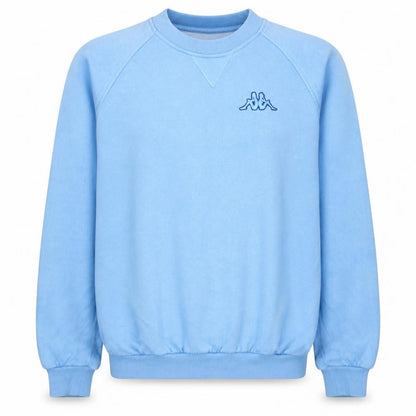 Kappa Men's Blue Crew Neck Sweatshirt M Pullover Classic Logo