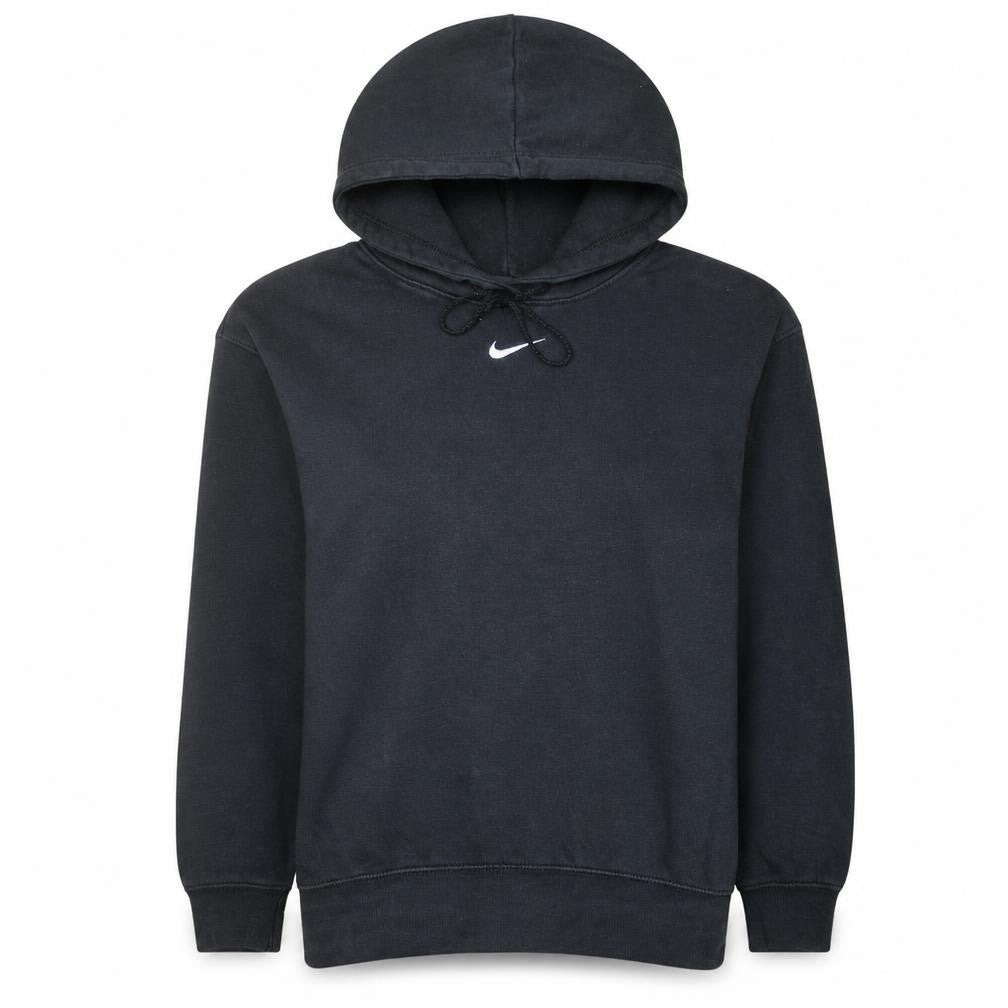 Nike Womens Black XS Pullover Hoodie 80% Cotton 20% Polyester