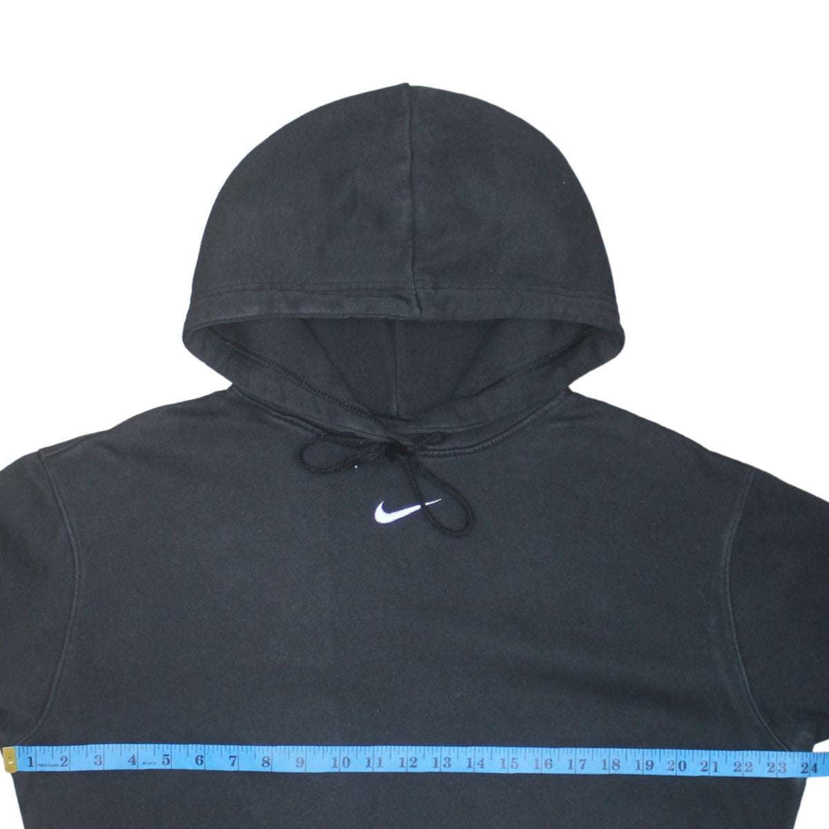 Nike Womens Black XS Pullover Hoodie 80% Cotton 20% Polyester