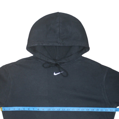 Nike Womens Black XS Pullover Hoodie 80% Cotton 20% Polyester
