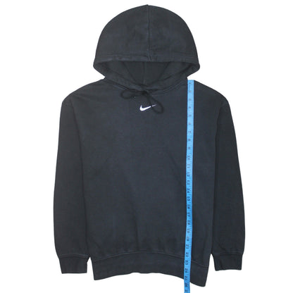 Nike Womens Black XS Pullover Hoodie 80% Cotton 20% Polyester