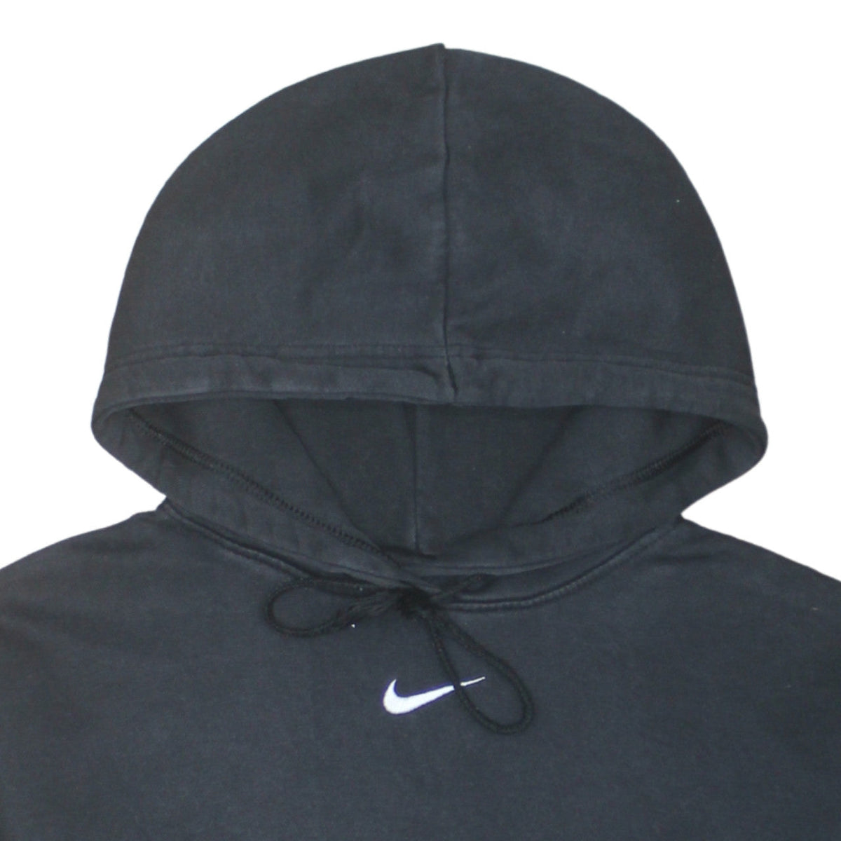 Nike Womens Black XS Pullover Hoodie 80% Cotton 20% Polyester