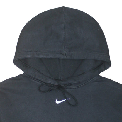 Nike Womens Black XS Pullover Hoodie 80% Cotton 20% Polyester