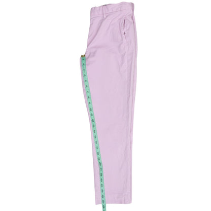 Tommy Hilfiger Women Pink Chino Trousers Size 8 Regular Fit