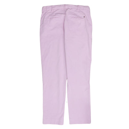 Tommy Hilfiger Women Pink Chino Trousers Size 8 Regular Fit