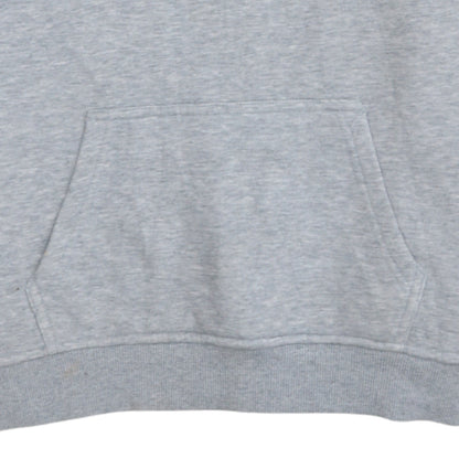 Tommy Jeans Men's Grey S Pullover Hoodie with Logo, Regular Fit