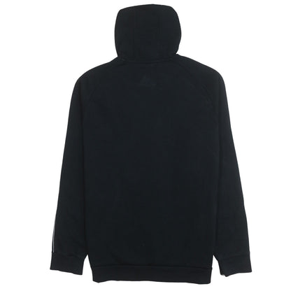 Adidas Mens Black XL Pullover Hoodie with Logo and Pockets