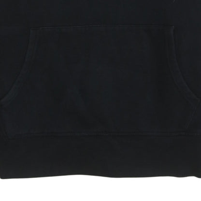 Tommy Hilfiger Men's Black Pullover Hoodie M Logo Embroidered Sweatshirt