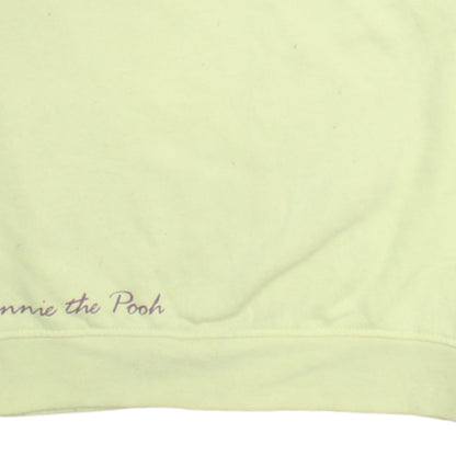 Primark Disney Winnie the Pooh Yellow Womens Sweatshirt UK 12/14 M