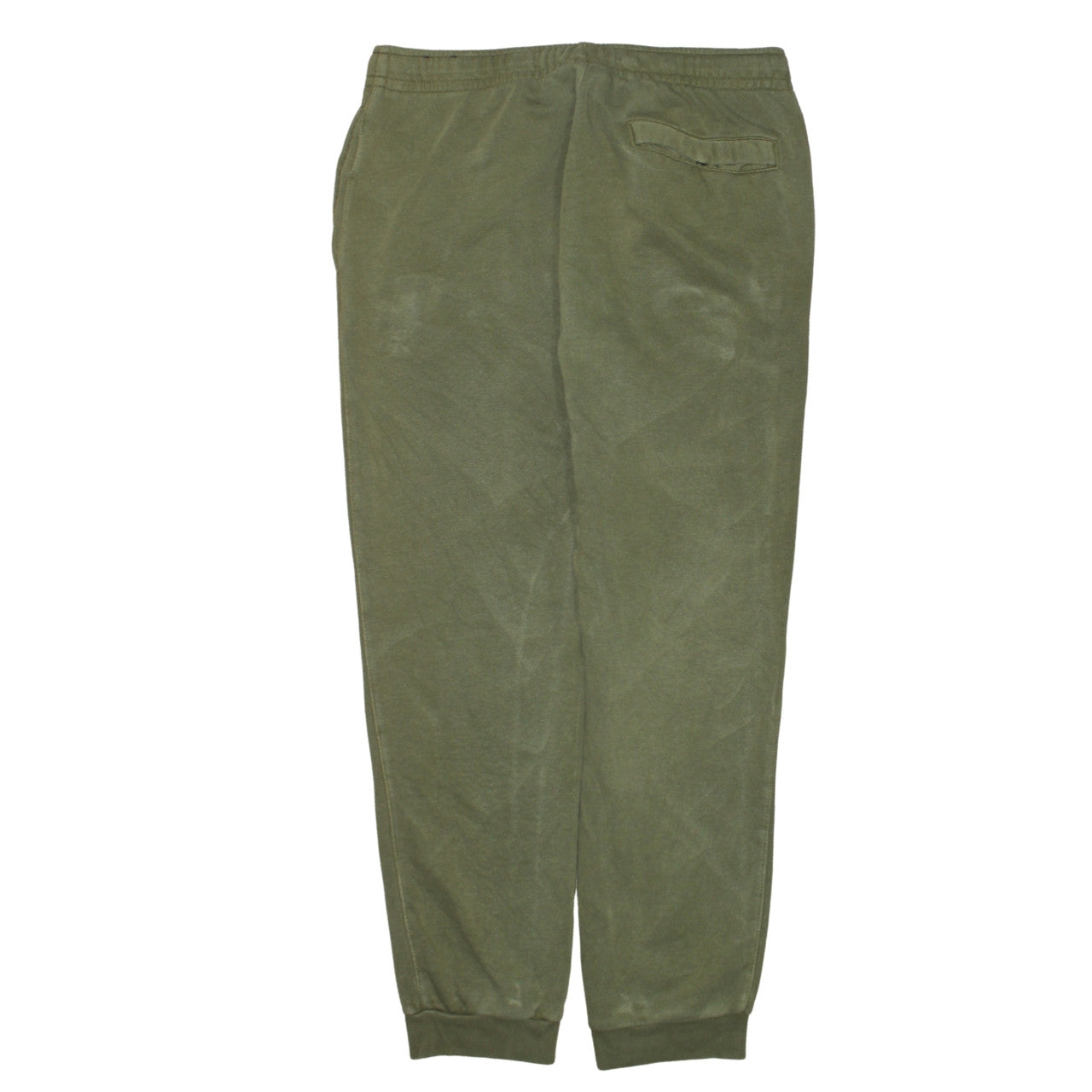 Nike Men's Green Jogger Trousers L Regular Fit Cotton Blend