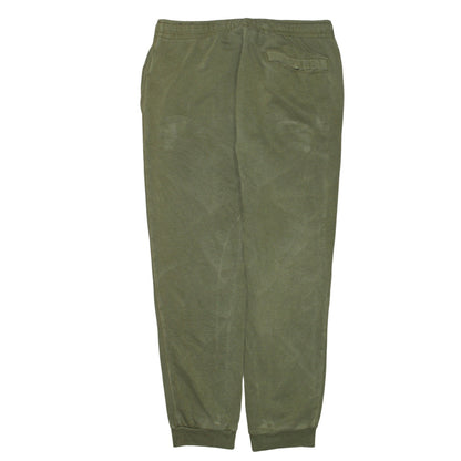Nike Men's Green Jogger Trousers L Regular Fit Cotton Blend