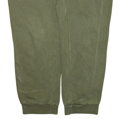Nike Men's Green Jogger Trousers L Regular Fit Cotton Blend
