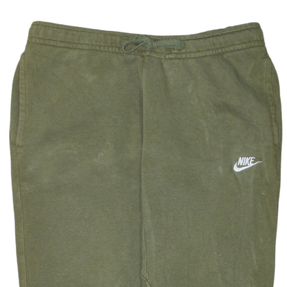 Nike Men's Green Jogger Trousers L Regular Fit Cotton Blend
