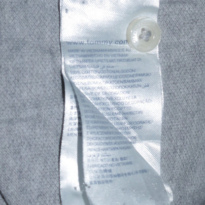 Tommy Hilfiger Men’s Grey Short Sleeve Polo Shirt Size S