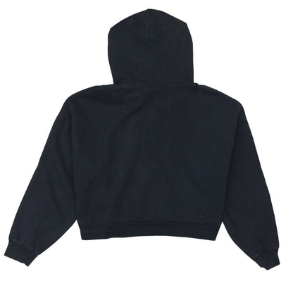 GAP Women Black Small Pullover Hoodie with Logo Detail