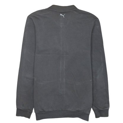 Puma Men's Grey Full Zip Logo Sweatshirt XL Fleece Jacket