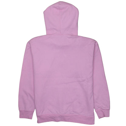 Levi's Women Pink Pullover Hoodie L Logo Cotton Casual Sweatshirt