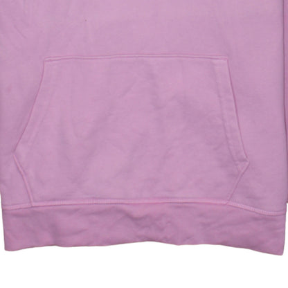 Levi's Women Pink Pullover Hoodie L Logo Cotton Casual Sweatshirt