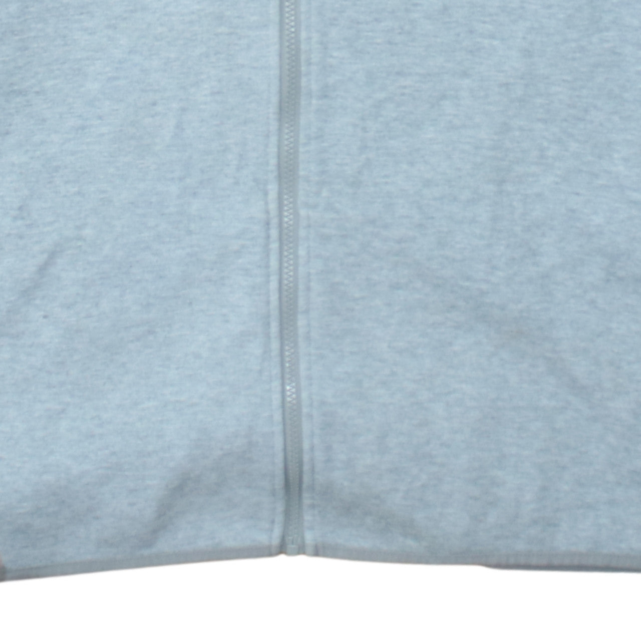 Nike Men's Grey Full Zip Hoodie XXL Cotton Blend Fleece