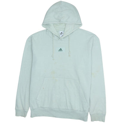 Adidas Men’s Green Pullover Hoodie M Regular Fleece Sportswear