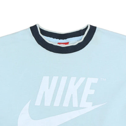 Nike Womens Blue Long Sleeve Pullover Sweatshirt Size S