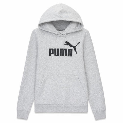 Puma Women's Grey Hooded Pullover Sweatshirt Size 10
