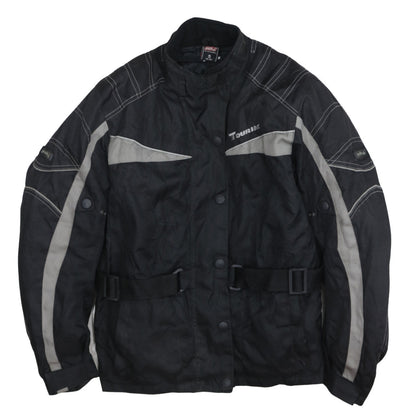 Polo Touring Unisex Black S Motorcycle Jacket Waterproof Belted